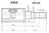 ASVA SYIU-RE Joint Kit, drive shaft